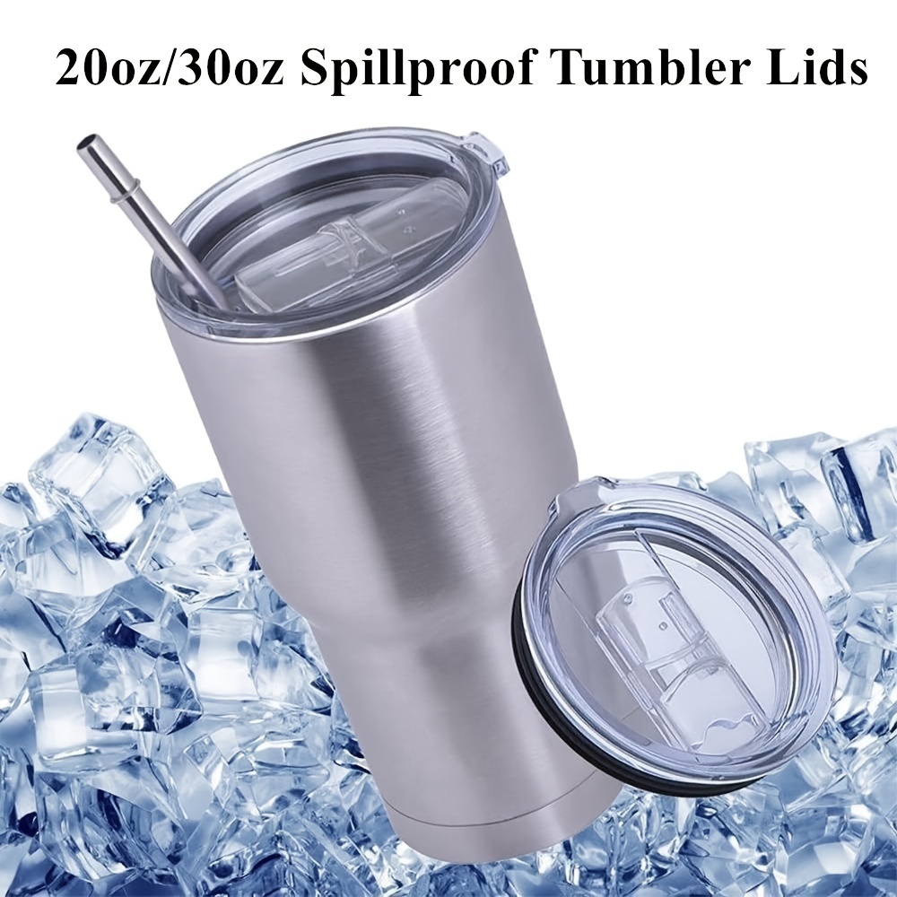 30/20 oz Splash Spill Proof Magnetic Slider Lid for YETI Rambler Tumbler Cup