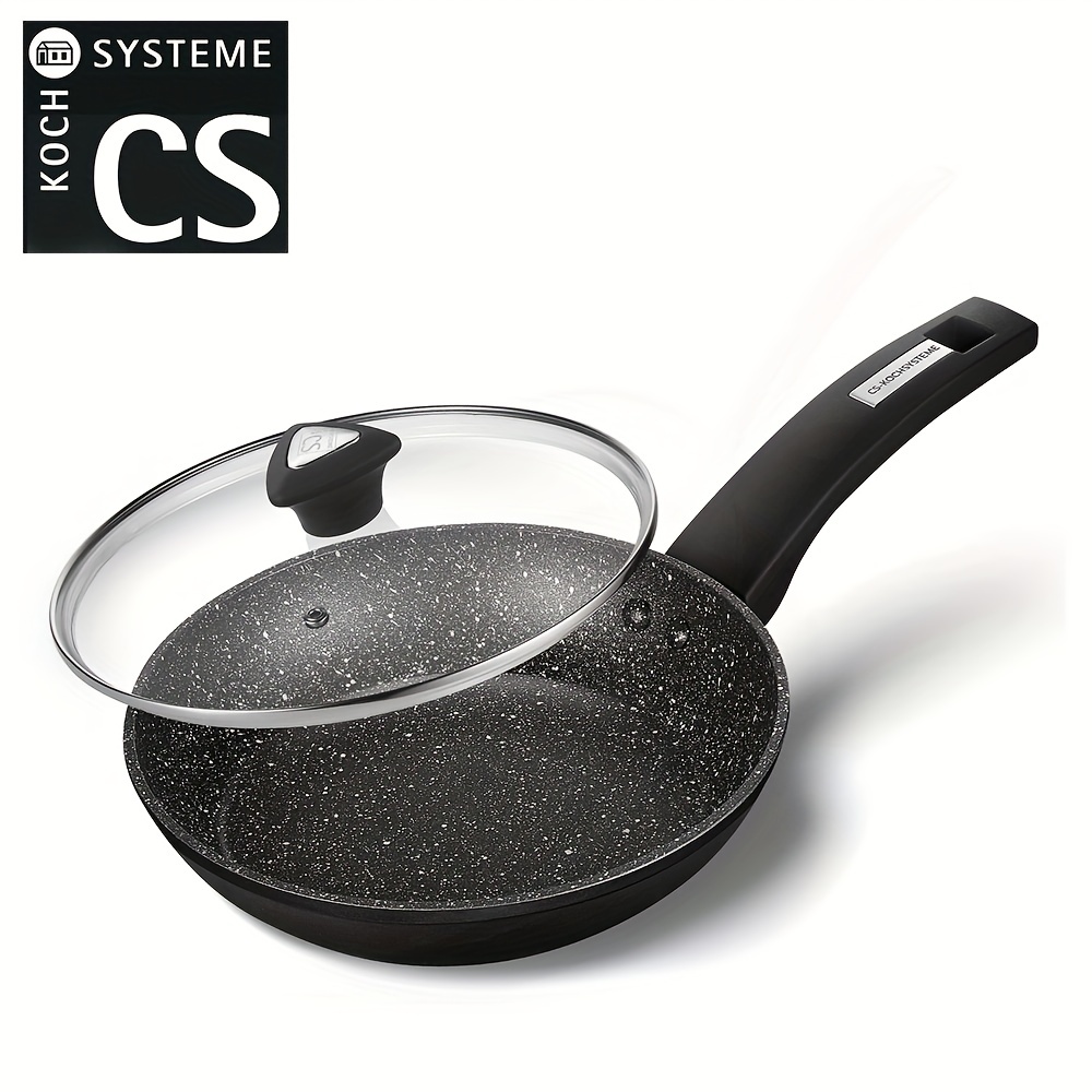 KOCH SYSTEME CS CSK Nonstick Cookware Set-Nonstick frying pans,Red Granite  Cookware with Derived Coating,induction pot&pan set, Bakelite Handle and