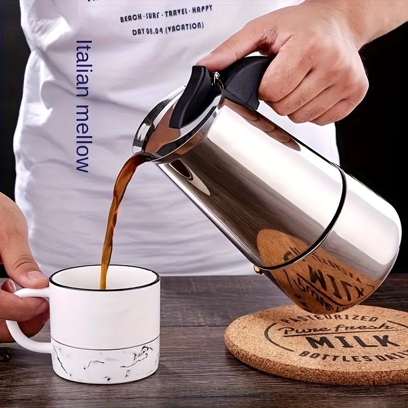 Stovetop Espresso Moka Pots,, Classic Coffee Maker Pot, Household