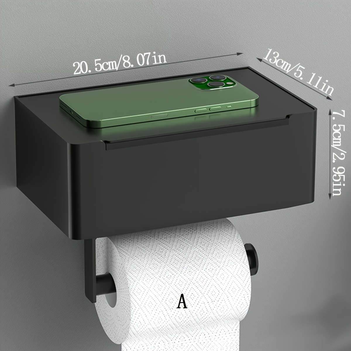 1pc Toilet Roll Paper Holder Storage Bathroom Tissue Storage - Temu ...