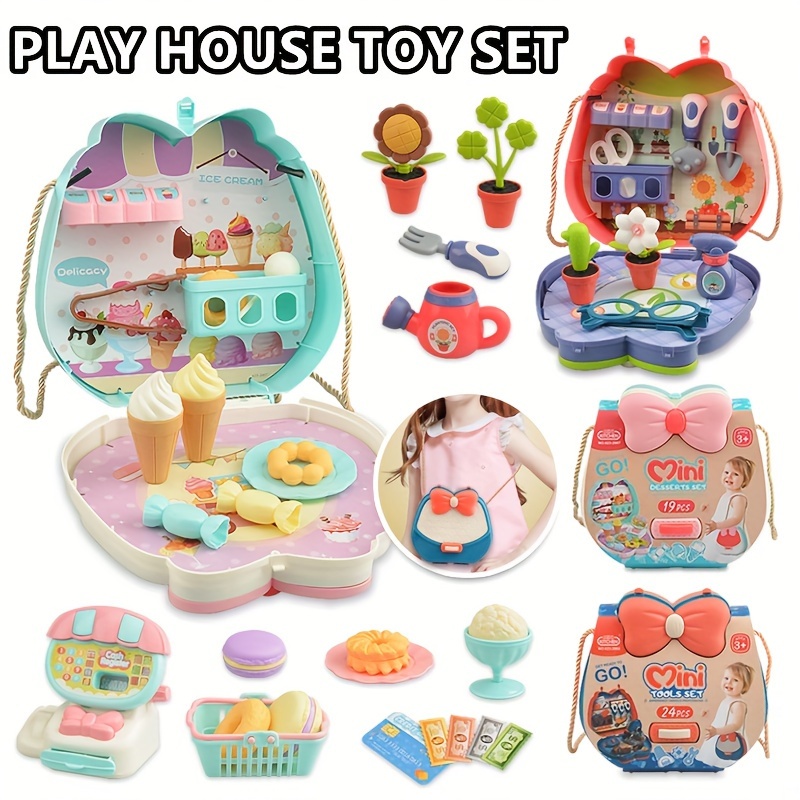 Playset With Backpack Play Toys Cosplay Toys