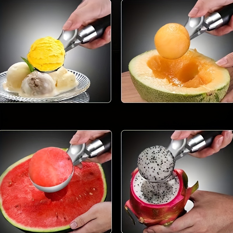 Cuchara para helado de acero inoxidable de 1 pieza cuchara - Temu