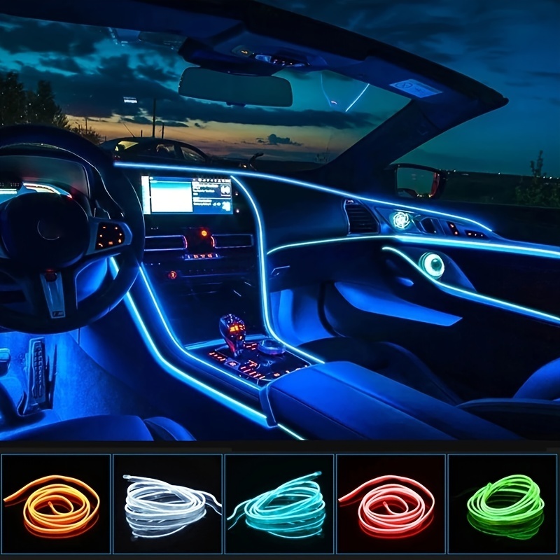 Car Ambient Interior Light Multicolor RGB Cold Light Strips Led
