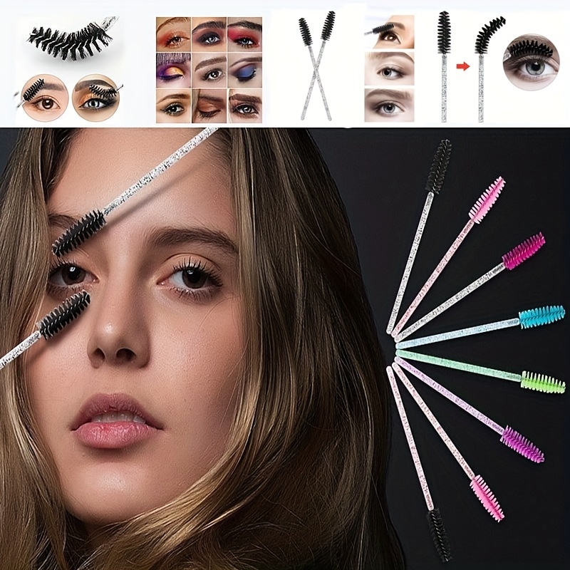 100Pcs Brow Makeup Brow Wax Sticks for Hair Removal Eyebrow Lip Applicator  Sticks 