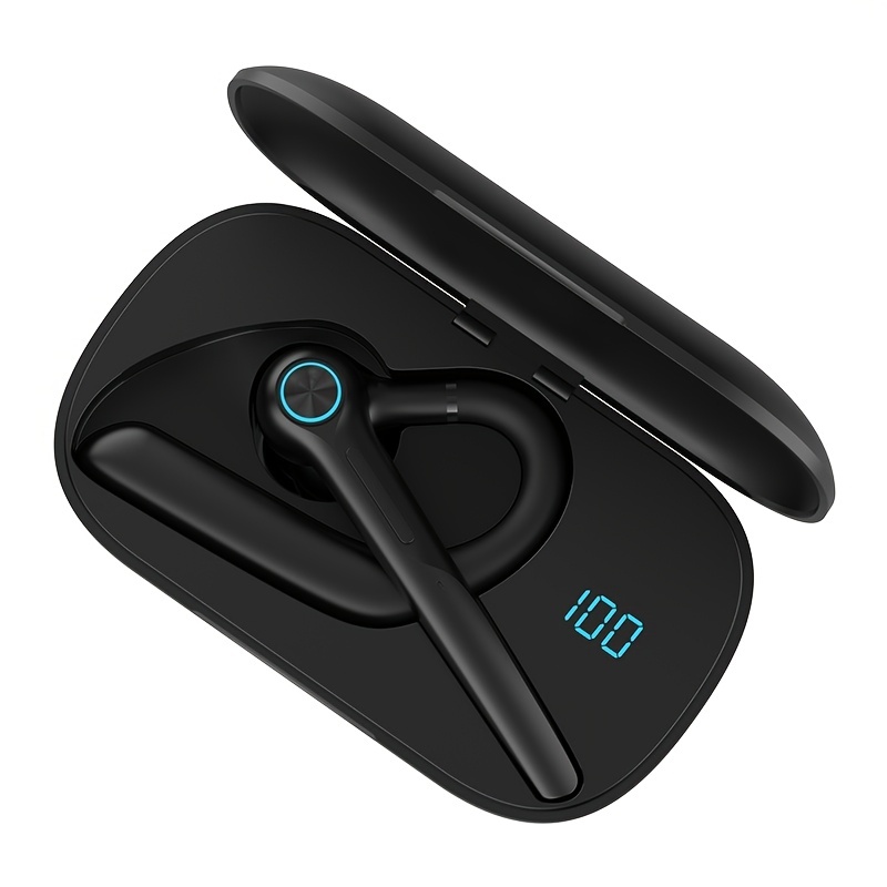  Auriculares Bluetooth para teléfono celular, auriculares  inalámbricos con micrófono, auriculares Bluetooth 5.1 manos libres CVC8.0  compatibles con iPhone Android para conducción de oficina de negocios :  Celulares y Accesorios
