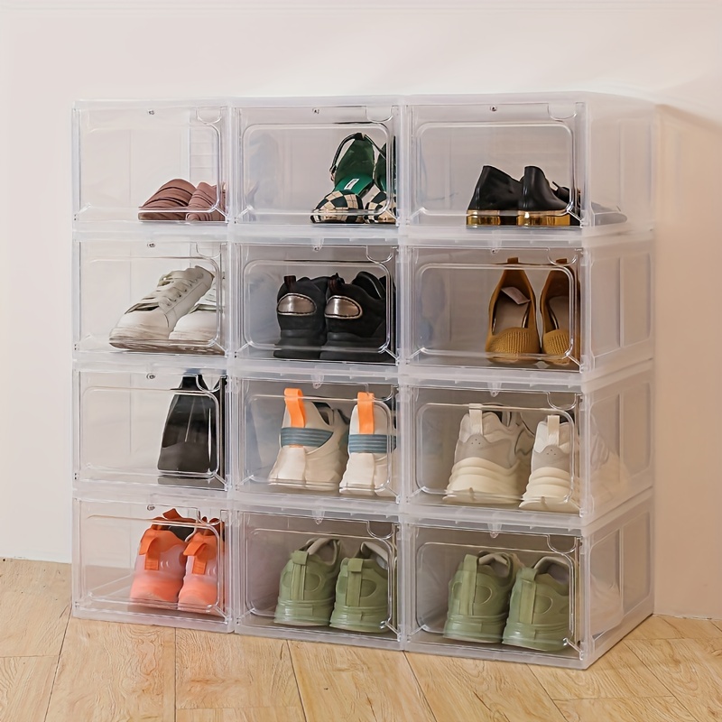 Boîte à Chaussures Transparentes En Plastique, Boîte rangement