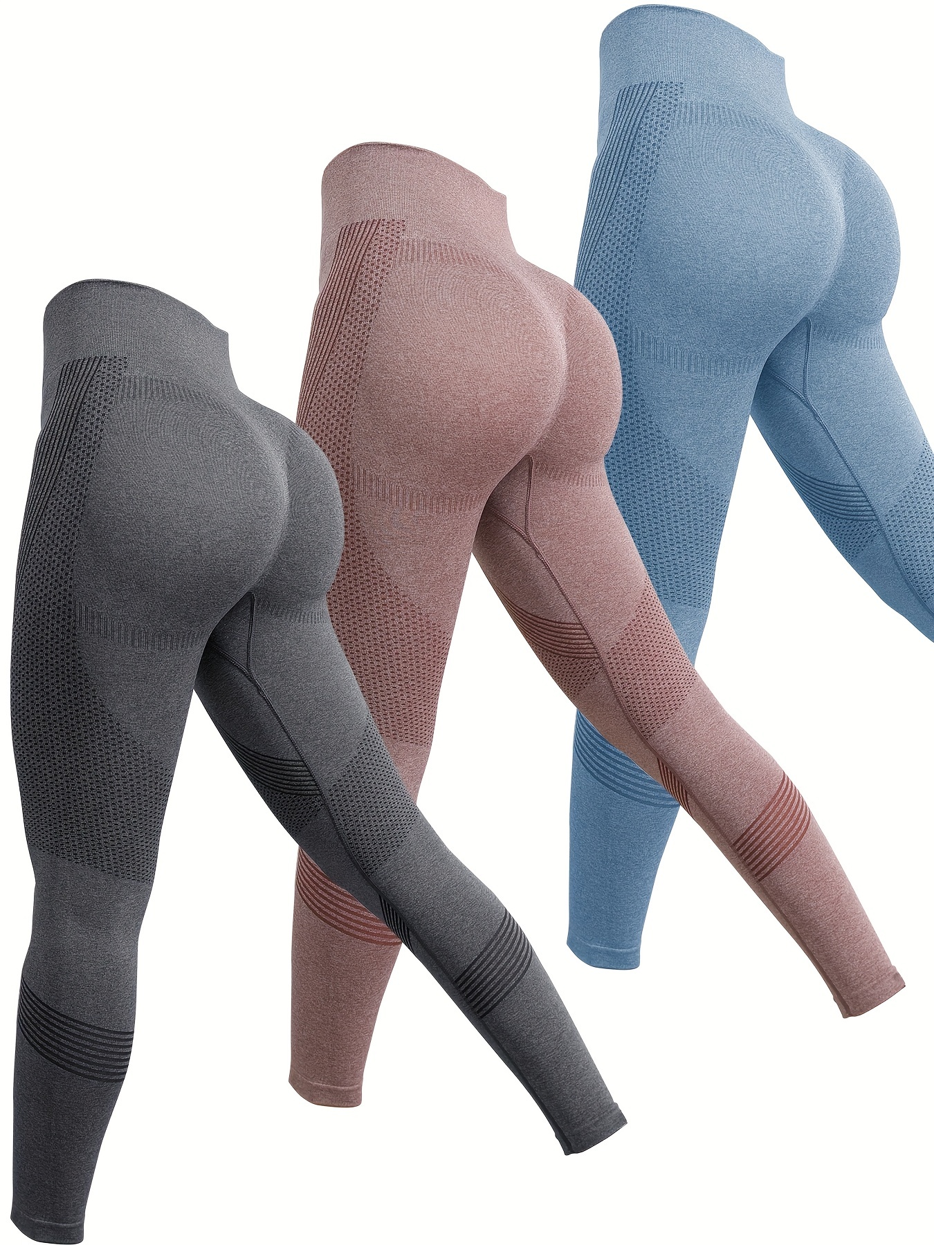 JOYSPELS Butt Lifting Workout Leggings for Women Seamless Scrunch