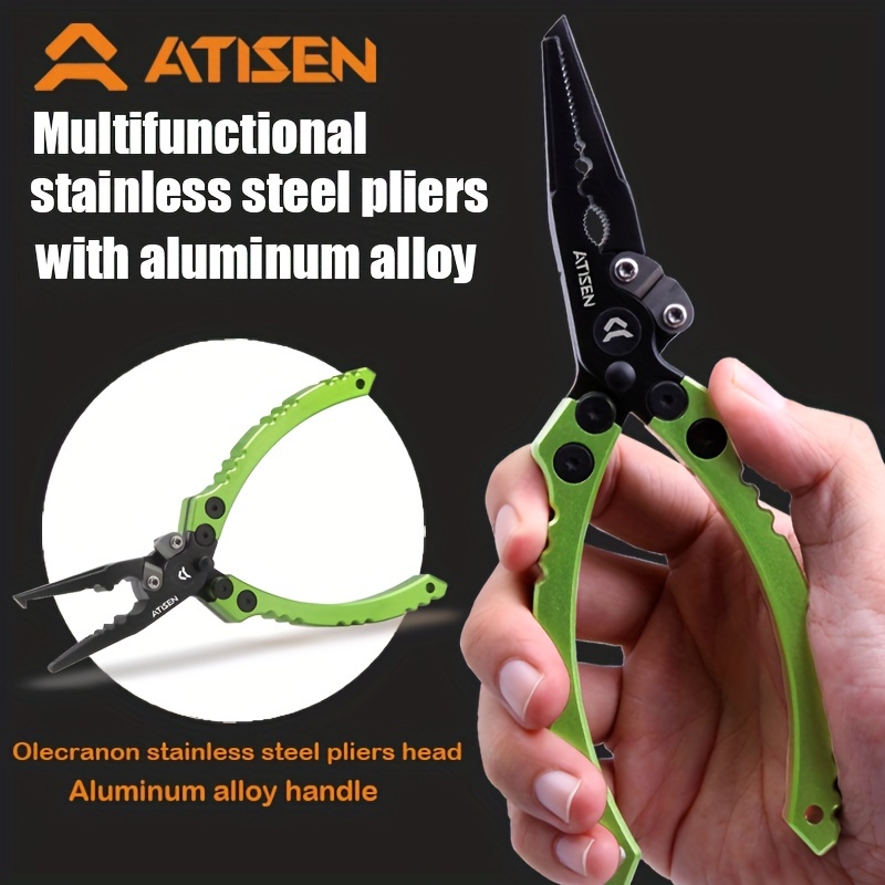 Aluminum Alloy Multifunctional Fishing Pliers Scissors - Temu