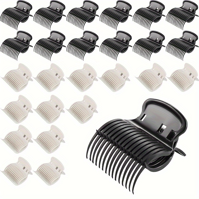 

12pcs Hot Roller Clips Hair Curler Claw Clips Replacement Roller Clips For Women Hair Section Styling-holiday Gift