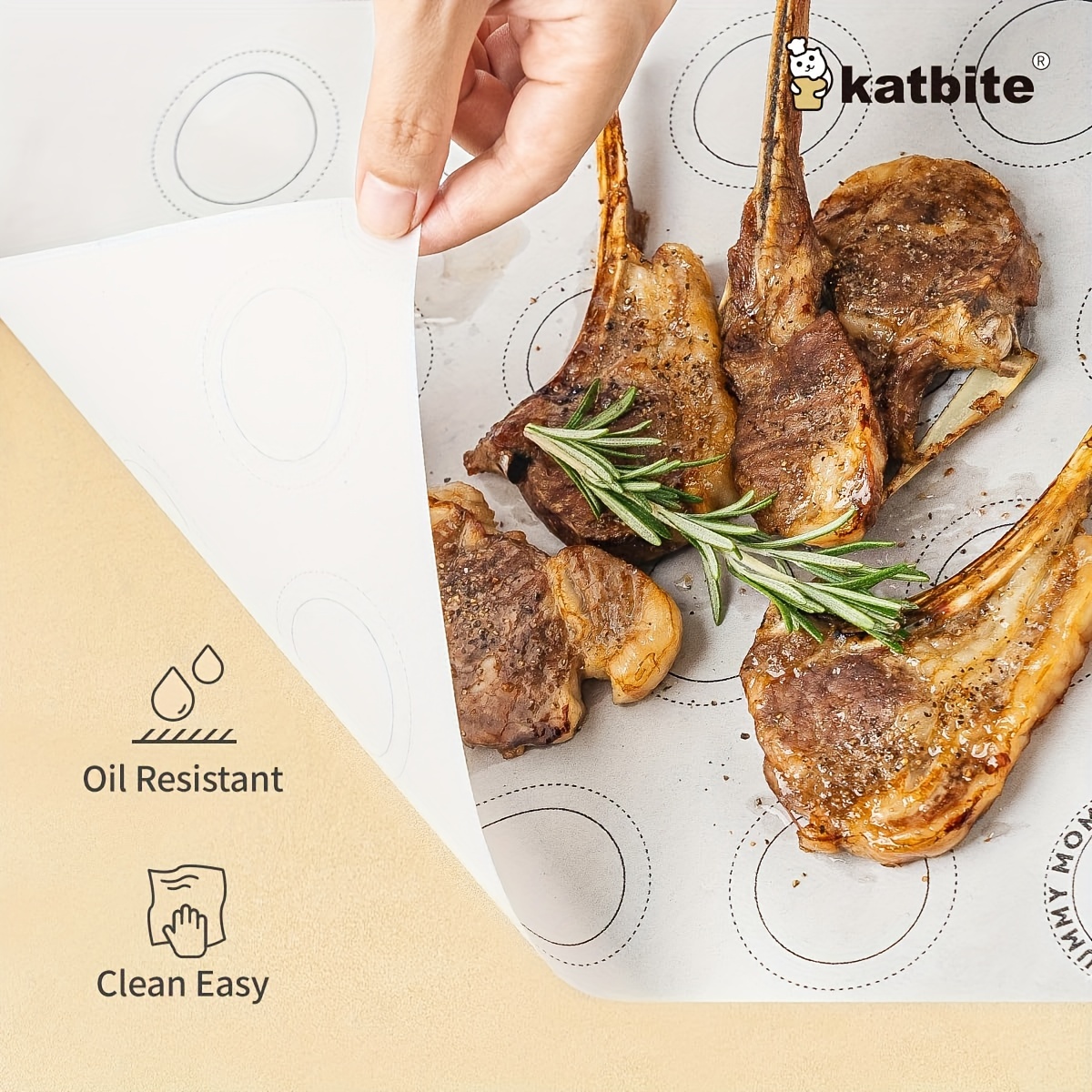 Katbite 12x16 Inch Parchment Paper Sheets, Pre cut Unbleached Baking Paper,  Heavy Duty & Non-stick for Half Sheet Baking, Cooking, Grilling Wrapping  Foods