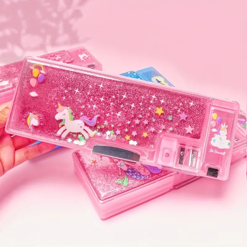 Unicorn Pencil Box: The Perfect Multifunctional Stationery - Temu