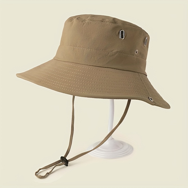 Unisex Sunproof Bucket Hat Wide Brim UV Protection Sun Hat