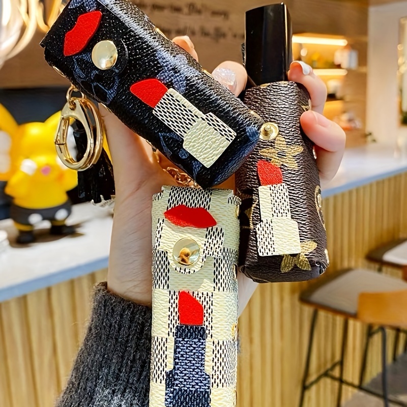 Mini Lipstick Holder Bag, Portable And Lightweight Bag For Women, Stylish  Keychain Bag With Tassel - Temu Croatia