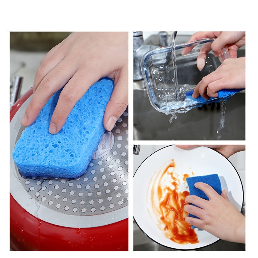 Scotch-Brite Zero Scratch Non-Scratch Scrub Sponges, Sponges for Cleaning  Kitchen, Bathroom, and Household, non-scratch Sponges Safe for Non-Stick