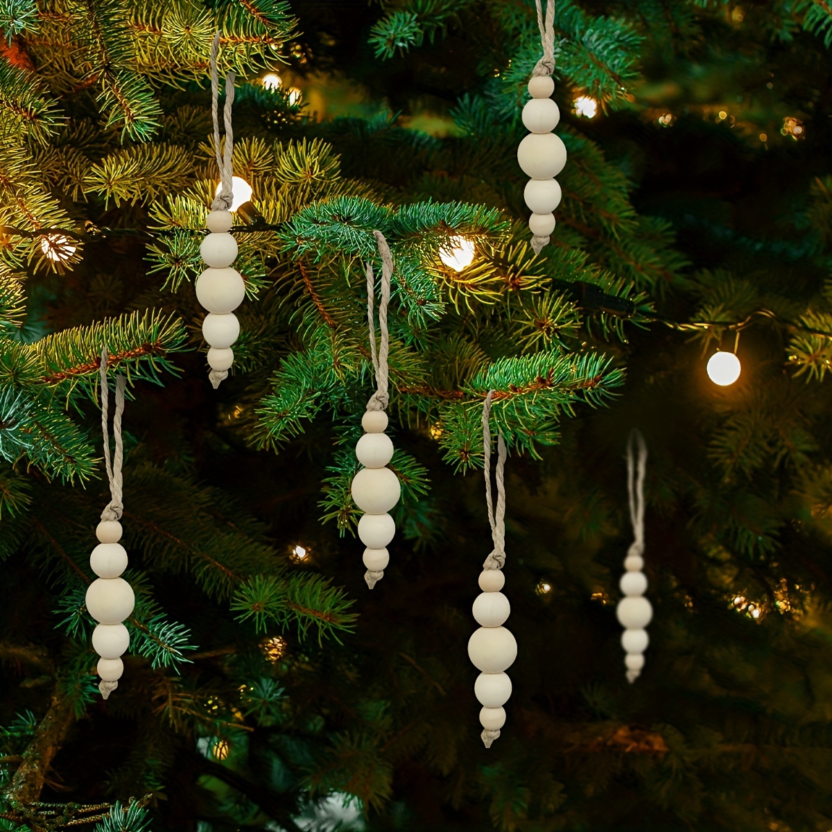Christmas Garland Christmas Tree Bead Decor Bead Garland - Temu