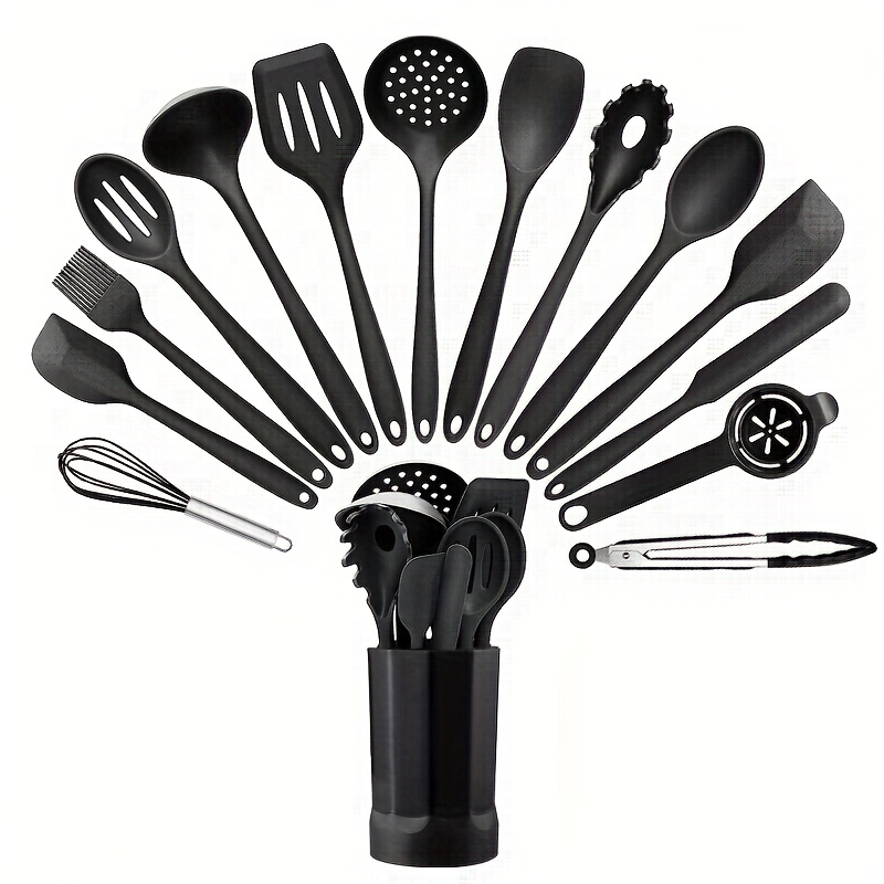 Silicone Kitchen Cookware Set Heat Resistant Cooking Utensils Non-stick Kitchenware  Cooking Tools Shovel Kitchen Accessories