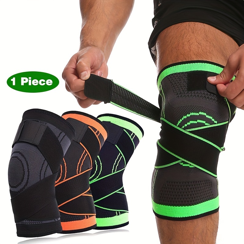 High Elastic Compression Knee Brace Sleeve Wraps Support - Temu Canada