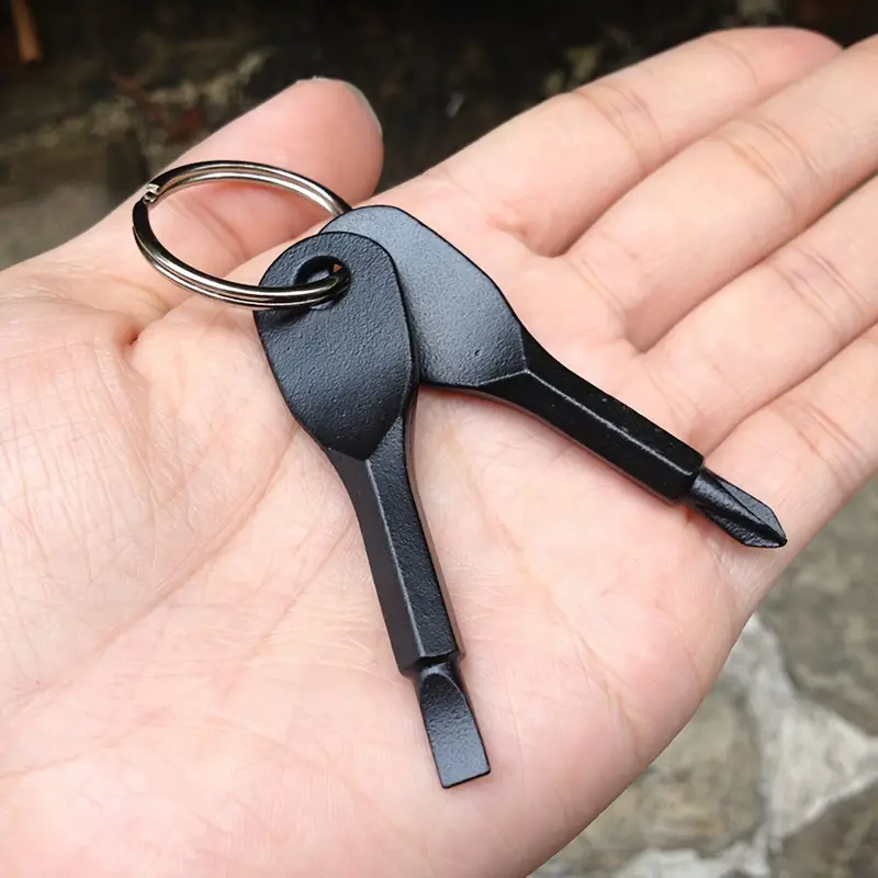 Portable Screwdriver Key Ring Set Multifunctional Mini - Temu