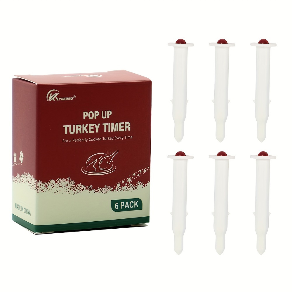 Turkey Timer Thermometer Pop up Poultry Timer Thermometer - Temu