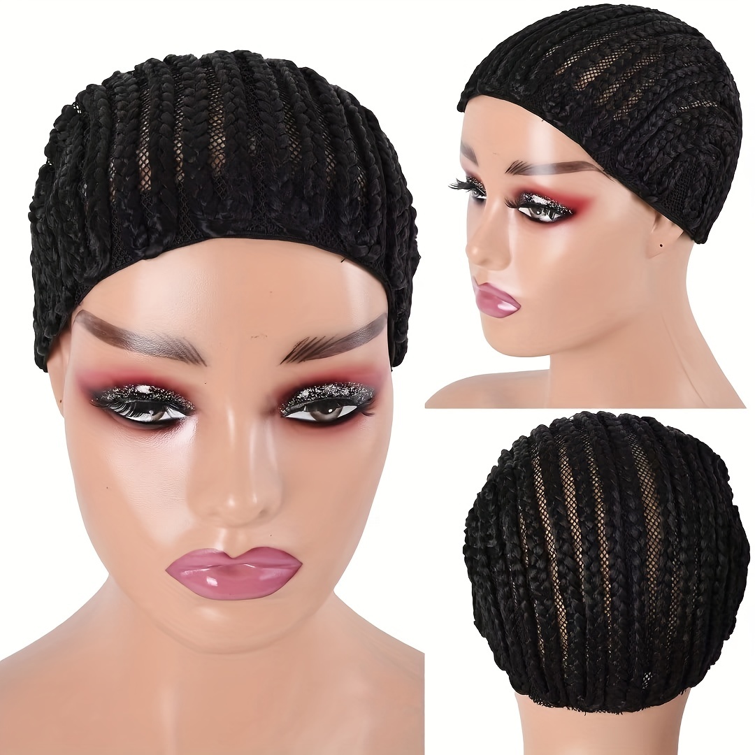 Mesh Weave Cap Breathable Stretch Spandex Dome Wig Caps for Making Wigs S M  L