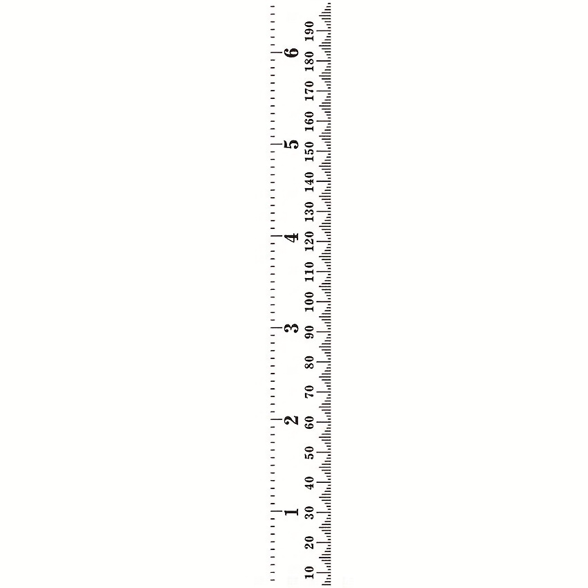 Toise de mesure autocollante pour enfant - Tableau des tailles - HOMURY -  Résistant à l'eau - Toise de mesure - Motif dessin animé - Toise de mesure  
