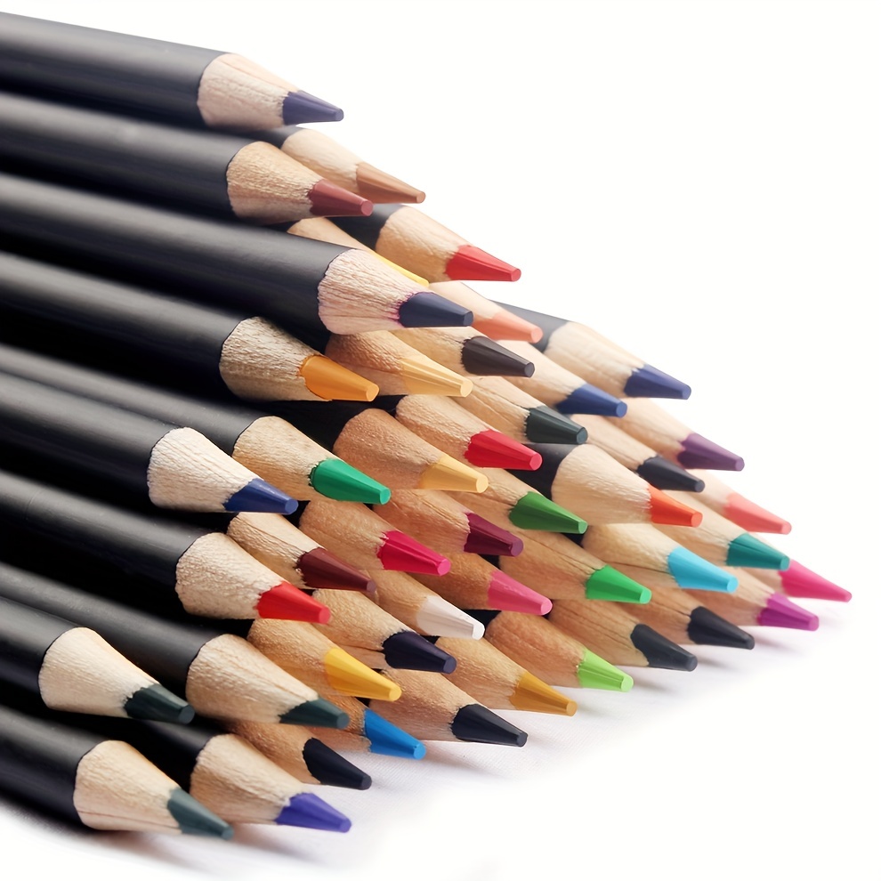 Colored Pencils for Adult Coloring Book,Set of 72 Colors,Zipper Slot Pencil  Case
