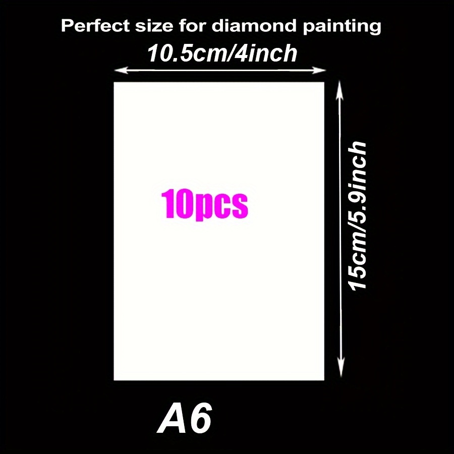 200PCS Diamond Painting Release Paper Double-Sided Release Paper Non-Stick  Diamond Painting Cover Paper for 5D Diamond Embroidery Accessories 15 x 15  cm/ 5.9 x 5.9 inch