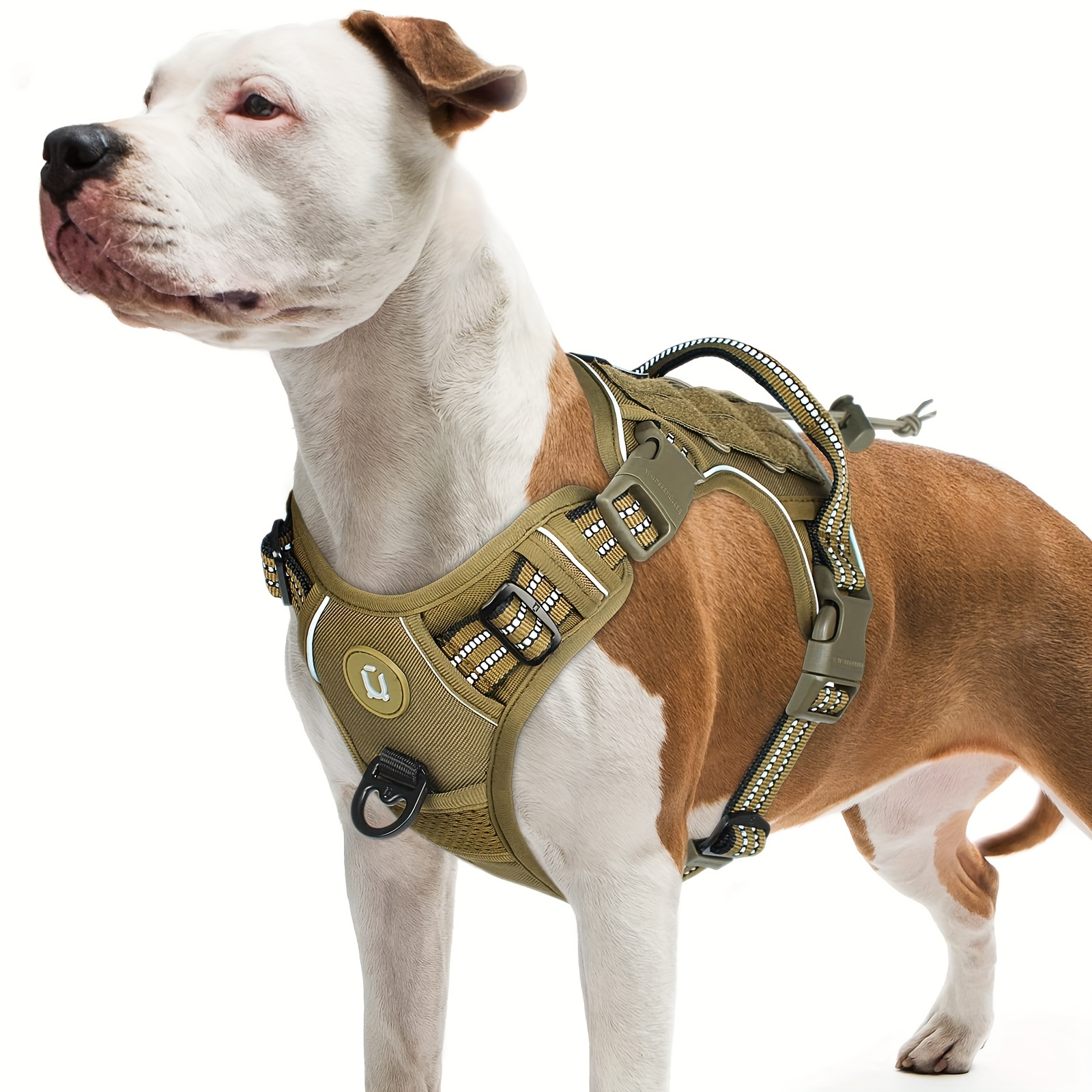 Military-Grade Tactical Dog Harness - No Pull, Adjustable, Breathable &  Reflective Vest for Medium & Large Dogs - Perfect for Outdoor Training &  Walking