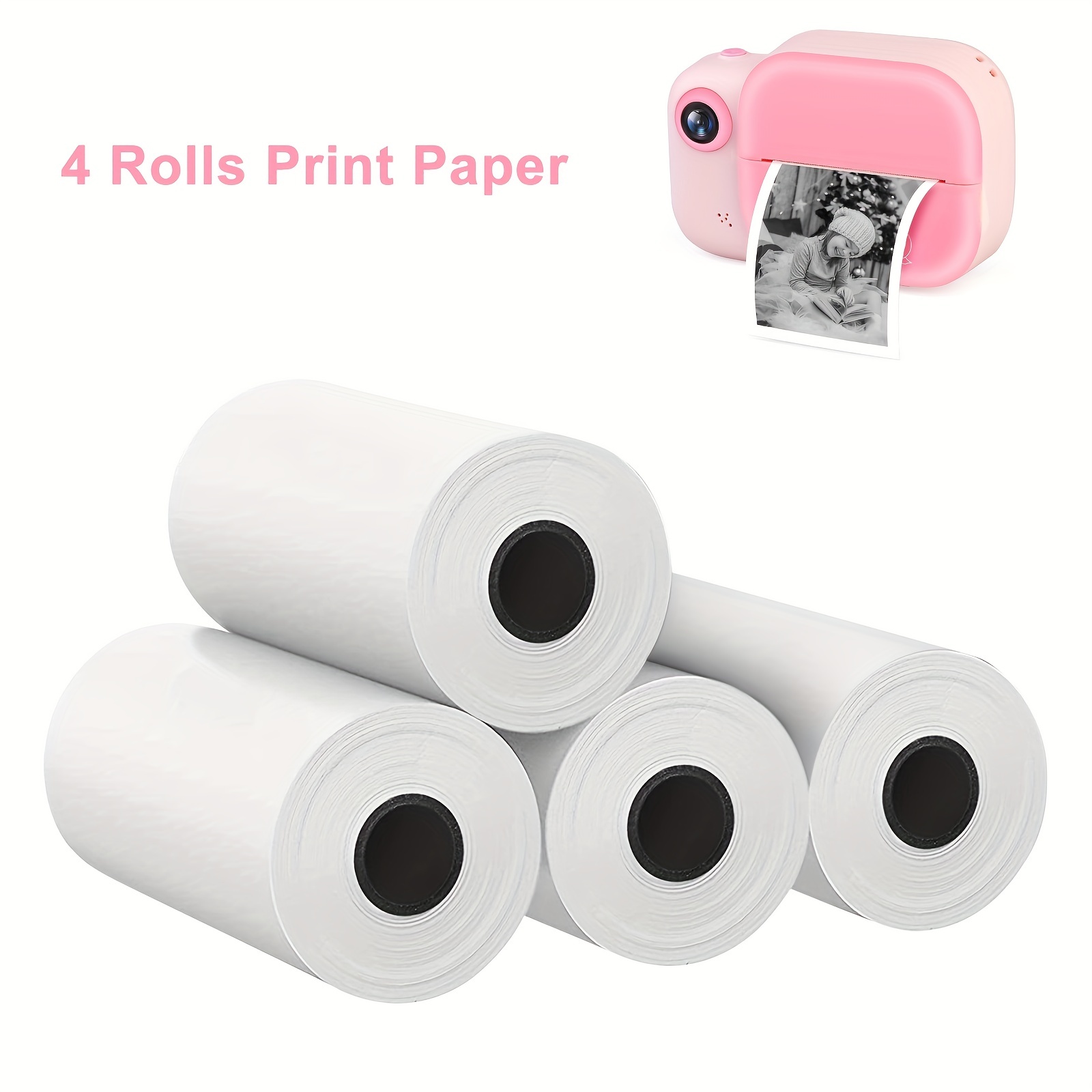 Thermal Paper 5.59 X 3.99 CmInstant Camera Supply Printer Paper Printing  Camera Supplies Cheap Printer Thermal Paper (White)