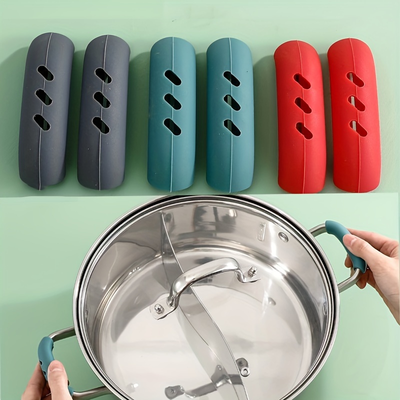 Silicone Assist Handle Holder Grip Silicone Pot Handle Ear - Temu
