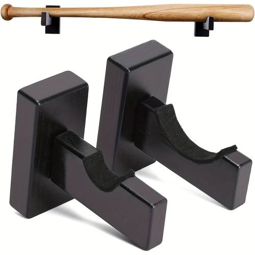 2pcs baseball bat holder wall mount baseball bat rack baseball bat hanger baseball display rack