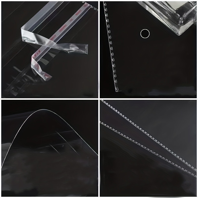 Clear Self Sealing Cellophane Bags 5 Decimillimetre more - Temu