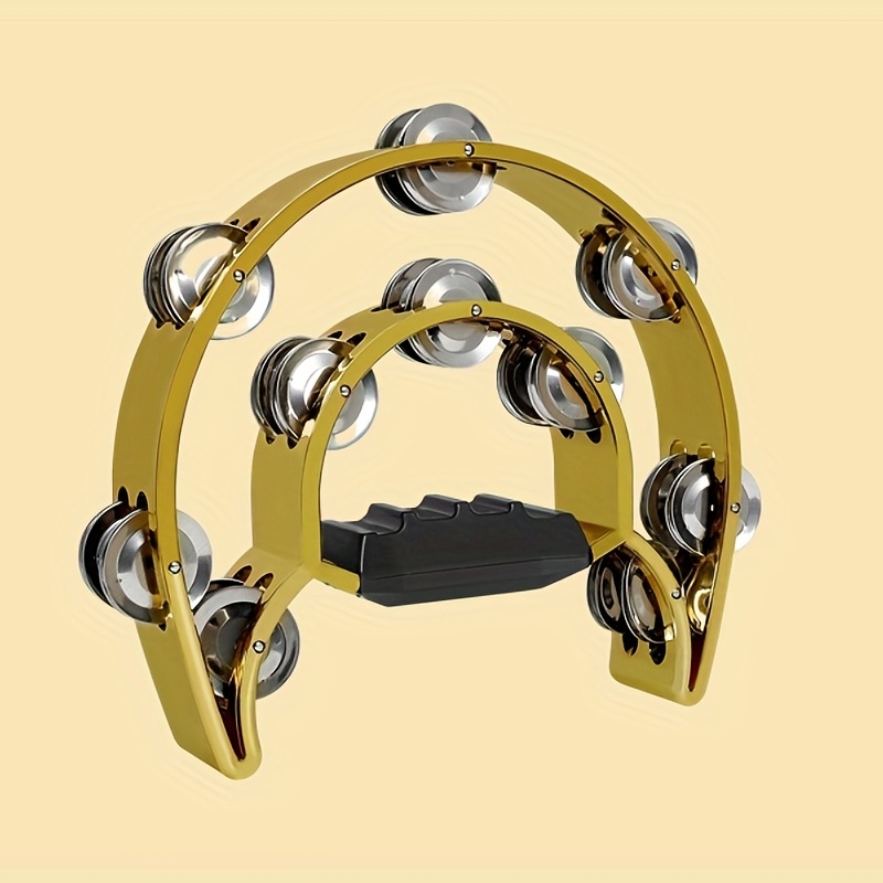 Electroplated Metal Bells On ABS Tambourine: A Professional Percussion  Instrument for Adults - Perfect for Parties, Performances and Concerts!