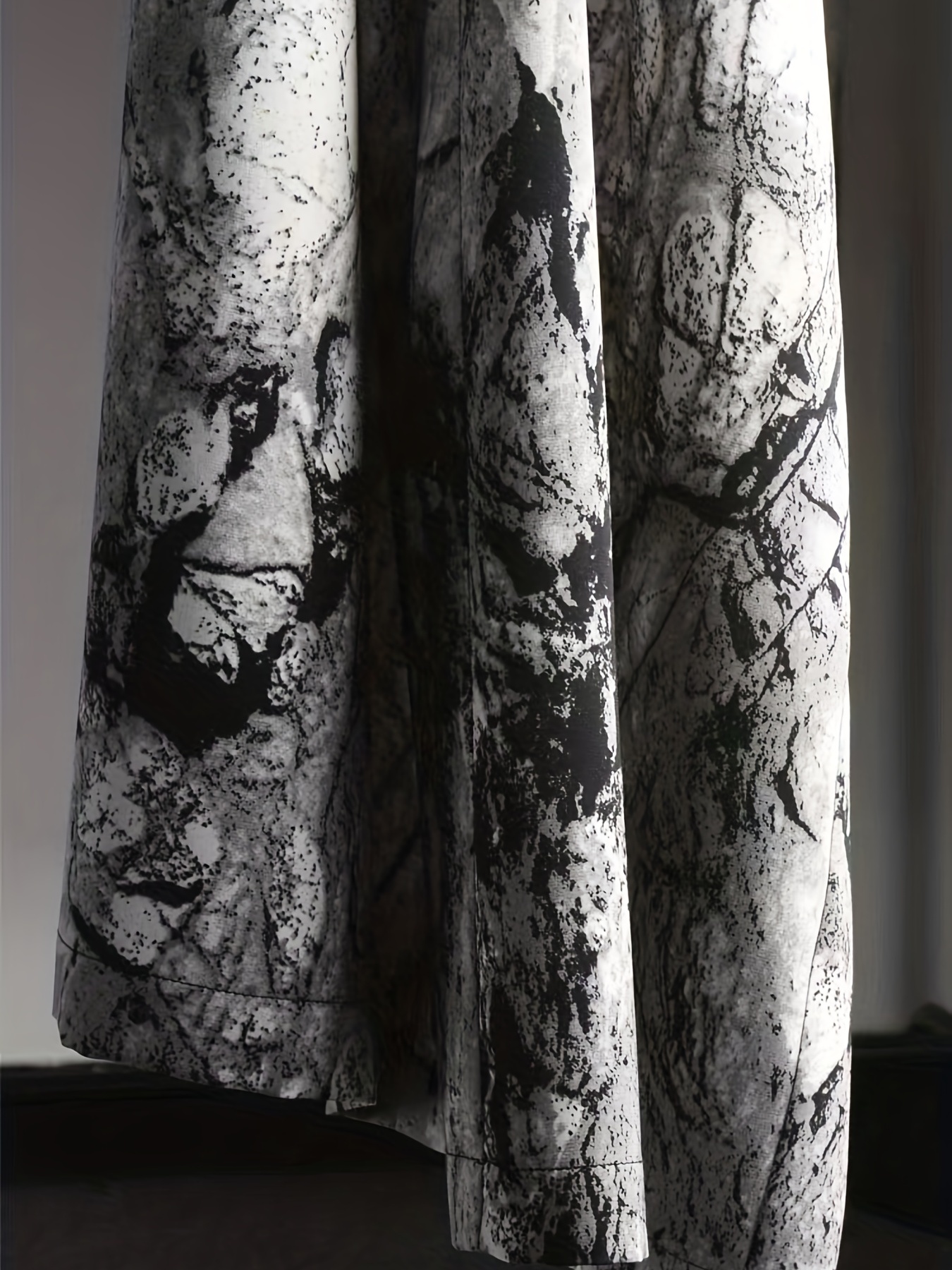 Allover Print Wide Leg Pants、spring＆summer用のカジュアルなルーズレターテープパンツ、女性用衣料品  Temuで節約 Temu Japan