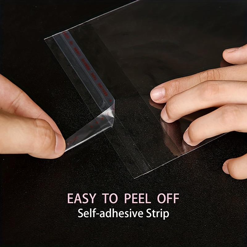 Clear Plastic Resealable Self-adhesive Sealing Reclosable