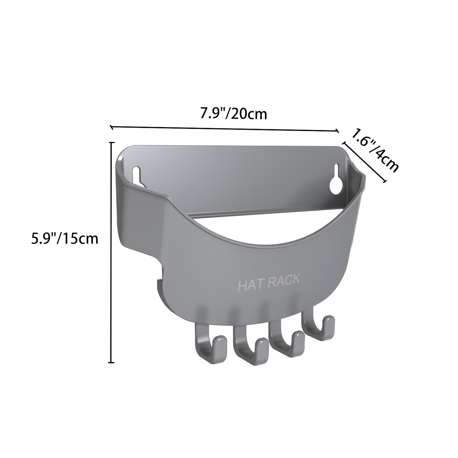 BCBF 4 PCS colgador gorras perchero adhesivo soportes para