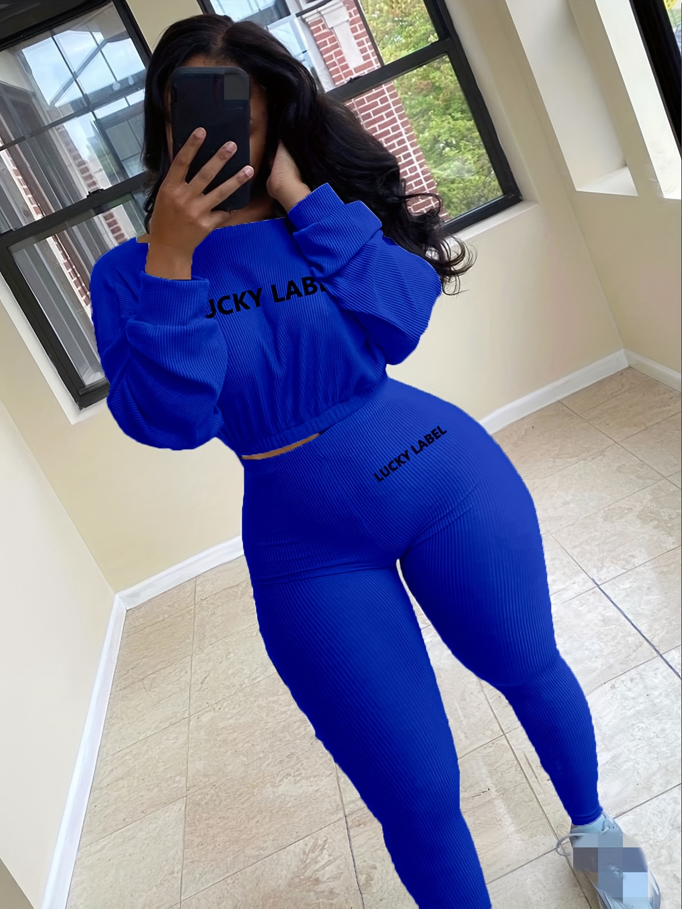 Sweat Shirt Sweat Pant 2 Piece Set Powder Blue Women's Plus Size 1X 2X –  AphroditiesCurves