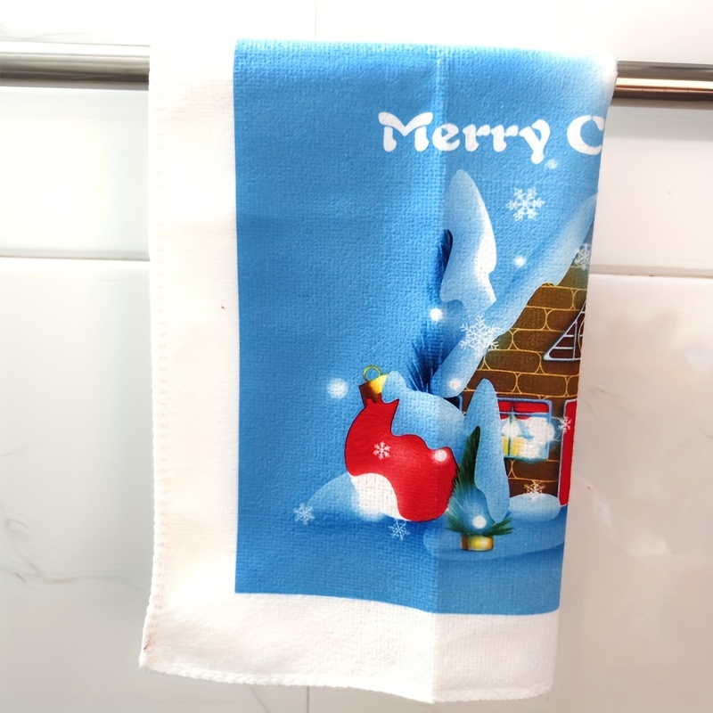 Tea Towel 100% Cotton Embroidered Animal Kitchen Hand Towels Dish Cloth