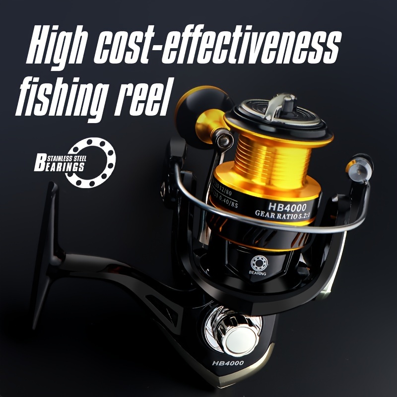 2000 7000 Series High speed Fishing Reel 5.2:1 Gear Ratio - Temu