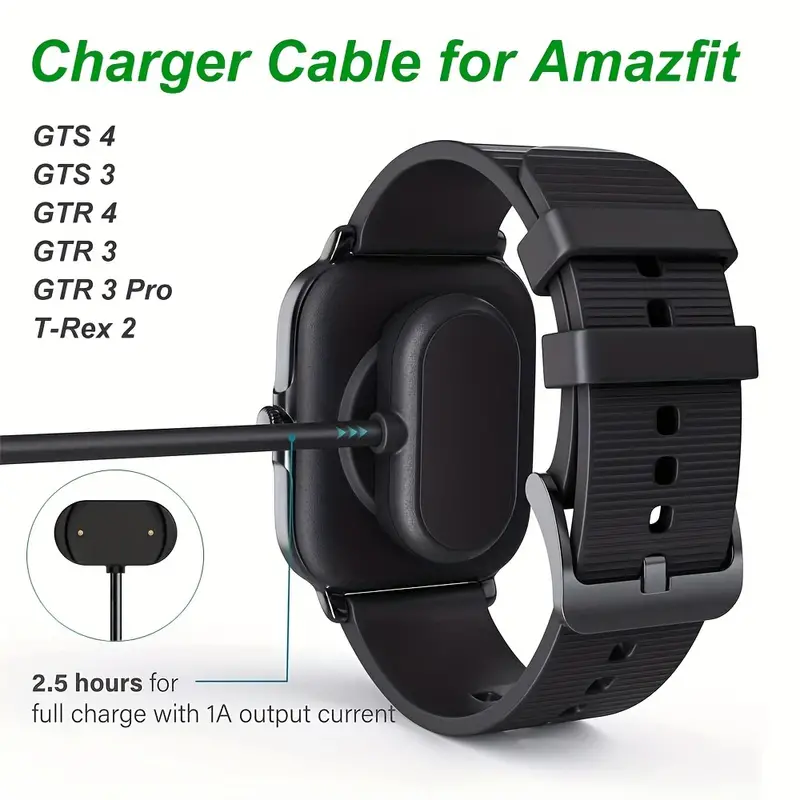 Cargador Amazfit Gts 4/ Gts 3/ Gtr 3 Pro/gtr 3/ Gtr 4 Cables