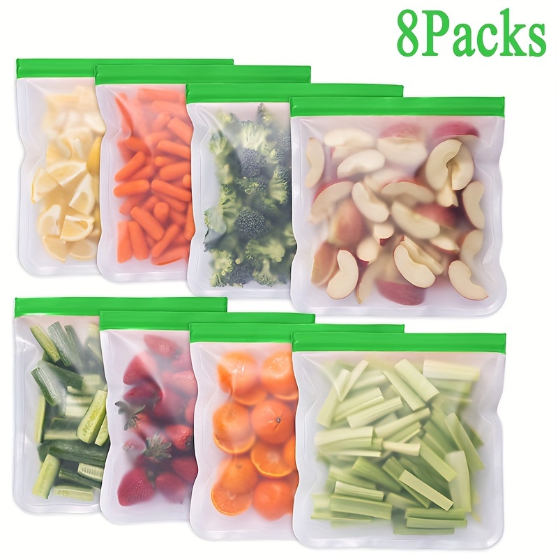 Reusable Ziplock Bags Food Storage Bags Gallon Freezer - Temu