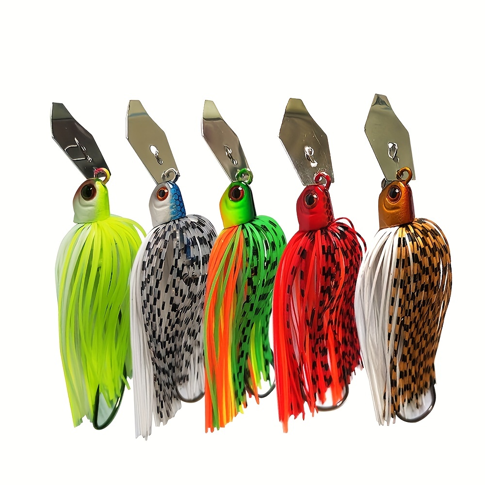 Fishing Treble Hook Golden Willow Blade Weighted Hooks - Temu Canada