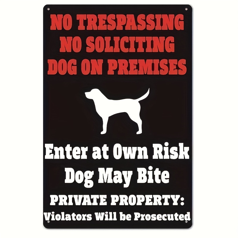 Achetez sur  votre Panneau Propriété privée chien méchant