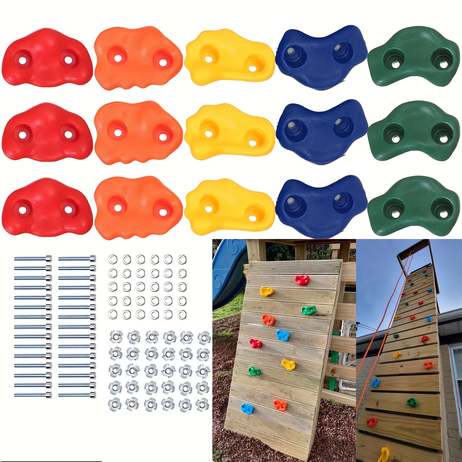 15 presas de Escalada Kids Set Outdoor