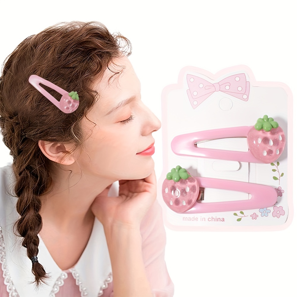 Resin Fruit Hair Ties Cartoon Hair Accessories Headband - Temu