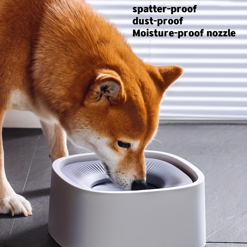 New Water Feeder 70oz No Spill Dog Water Bowl - Large Capacity, Slow Feeder