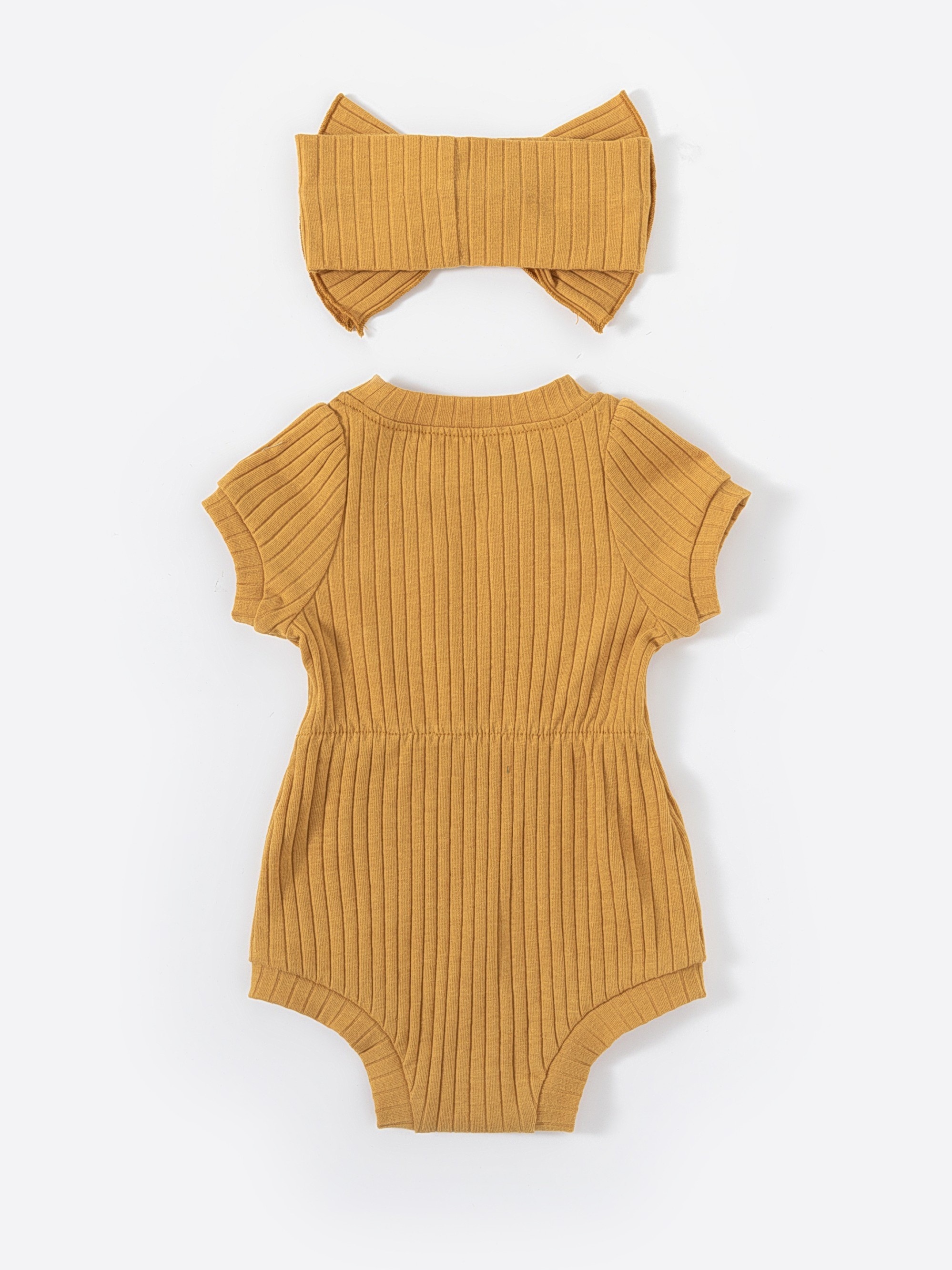Baby Ribbed Bodysuit Set