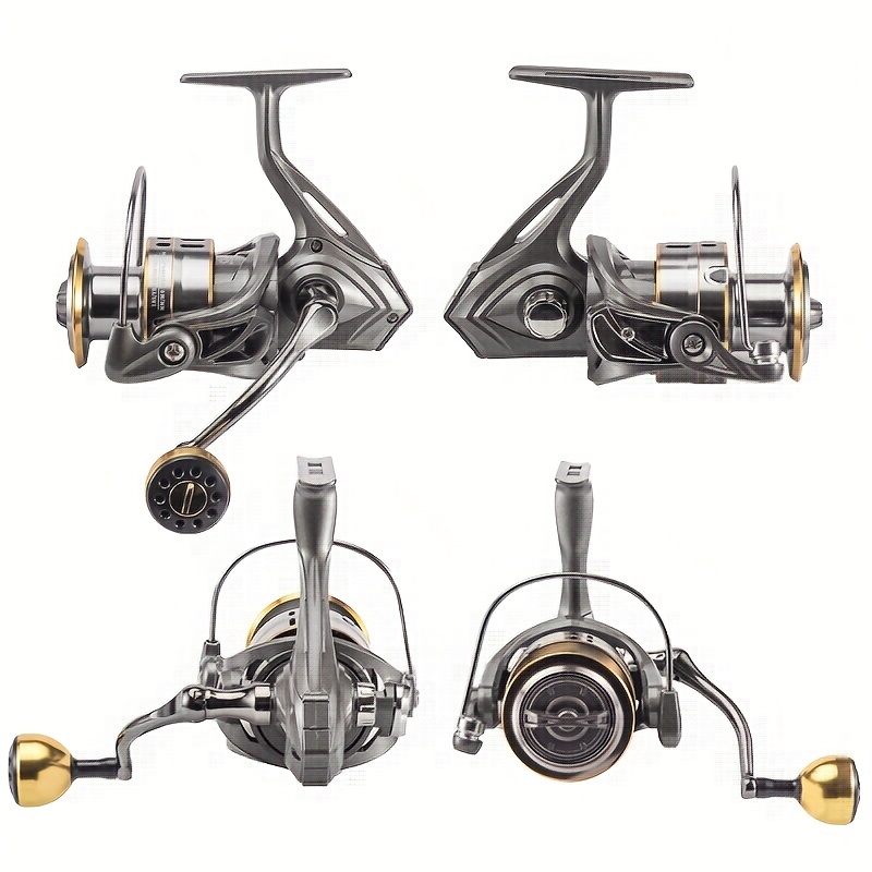 5.2:1 Gear Ratio Aluminum Alloy Spinning Reel Sea Fishing - Temu Canada