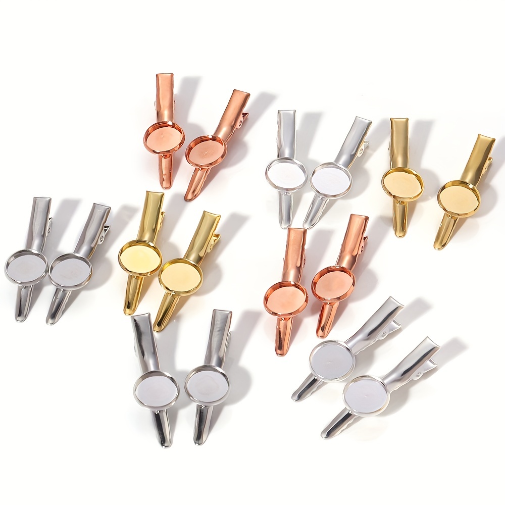 10pcs Spring Clips Metal Spring Clips Gold Clips With Spring