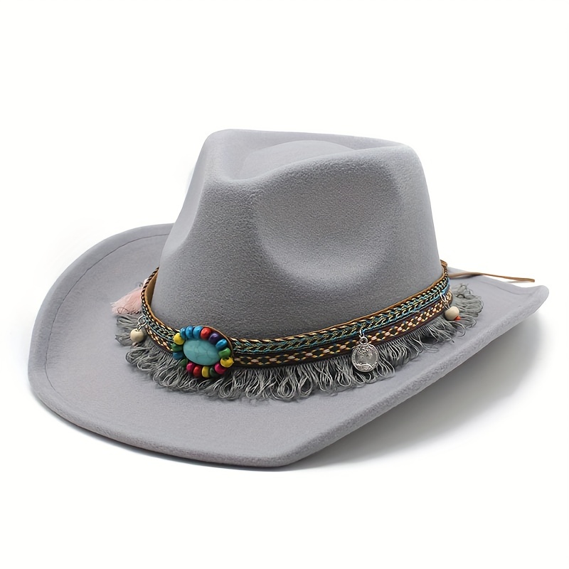 12pcs Ethnic Hat Bands Classic Cowboy Hat Bands Adjustable Cowboy